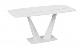 Стол раздвижной «Фабио» Тип 1 (Белый мрамор матовый) в Кодинске - kodinsk.katalogmebeli.com | фото 4