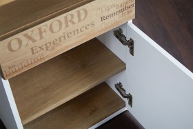 Стол с ящиками «Оксфорд» (Ривьера/Белый с рисунком) в Кодинске - kodinsk.katalogmebeli.com | фото 10