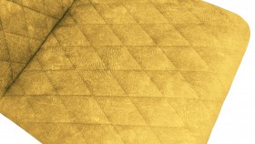 Стул «Стенли» К3 Черный муар/Микровелюр Wellmart Yellow в Кодинске - kodinsk.katalogmebeli.com | фото 3