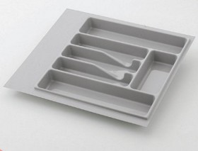Вкладыш для кухонных принадлежностей, серый, Volpato 300 мм в Кодинске - kodinsk.katalogmebeli.com | фото