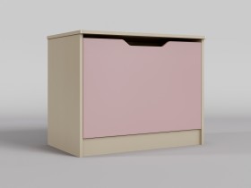 Ящик для игрушек Грэйси (Розовый/корпус Клен) в Кодинске - kodinsk.katalogmebeli.com | фото