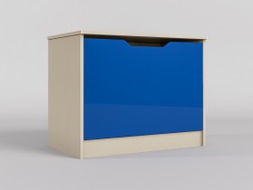 Ящик для игрушек Скай люкс (Синий/корпус Клен) в Кодинске - kodinsk.katalogmebeli.com | фото